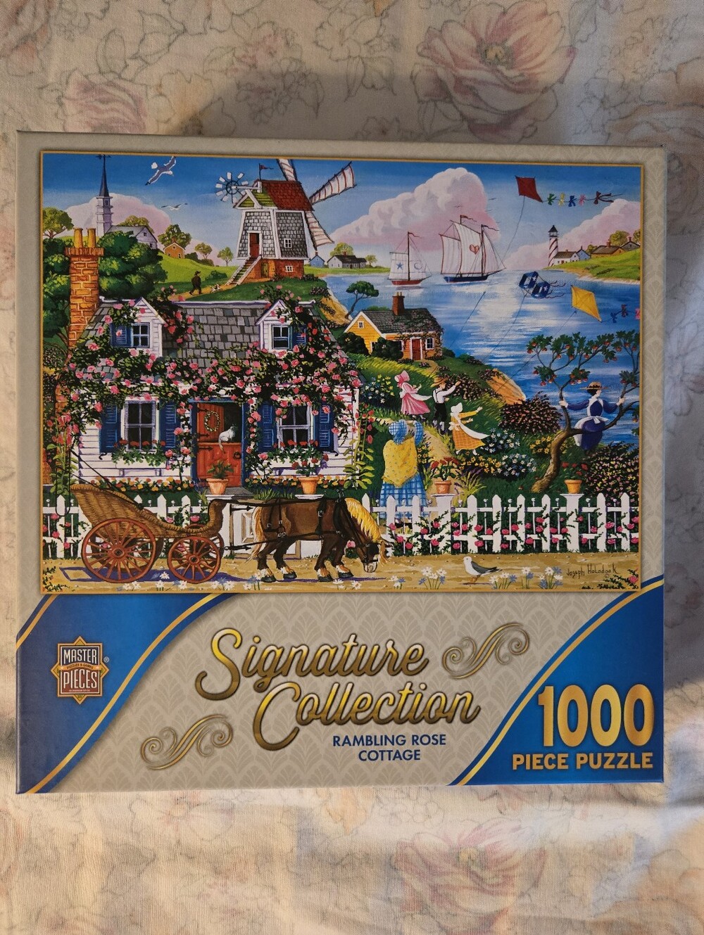 MasterPieces Signature Collection Rambling Rose Cottage 1000 Piece Puzzle